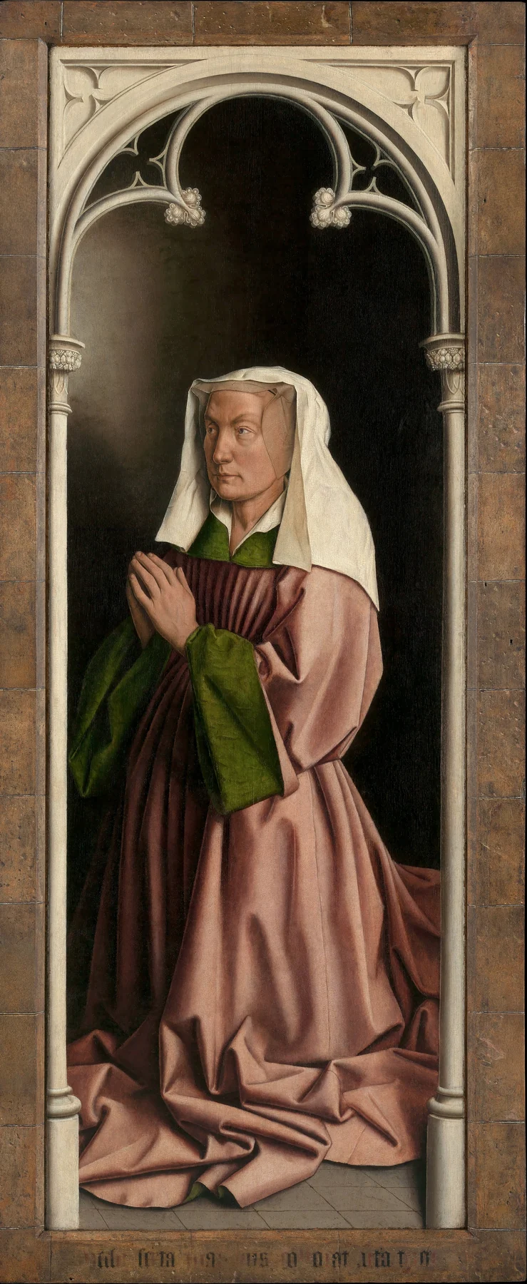 Elisabeth Borluut, closed view of the Ghent Altarpiece